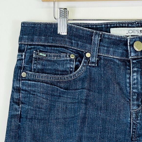 Joe's Jeans Pocket Logo Dark Vncent Wash Skinny 8.5" Low Rise Jeans‎ Women's 29 - Picture 2 of 9